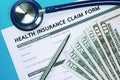 Health insurance claim concept Royalty Free Stock Photo
