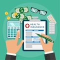 Health insurance. Healthcare concept. Royalty Free Stock Photo