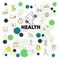Health Line Icons Set