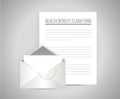 Health medical claim form document papers