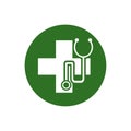 Health Medical icon logo design vector. cardiology wave monitor report blank icon. Antibiotic icons. Patient Medical Record Icon