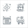 health and medical line icons. linear set. quality vector line set such as , medical Royalty Free Stock Photo