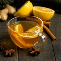 coziness warm spices cinnamon honey lemon ginger tea winter mulled wine