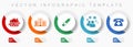 Health and medicine icon set, miscellaneous icons such as stay home, hospital, vaccine, people and emergency phone, flat design Royalty Free Stock Photo
