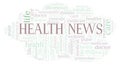 Health News word cloud