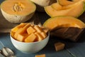 Health Organic Orange Cantaloupe