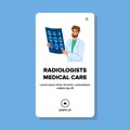 health radiologist medical care vector