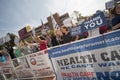 Health Reform Demonstration at UCLA Royalty Free Stock Photo