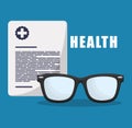 health report medical glasses