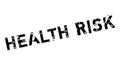 Health Risk rubber stamp