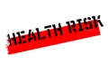 Health Risk rubber stamp