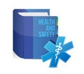 Health and safety medical book illustration design