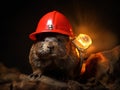 Health and safety mole Royalty Free Stock Photo