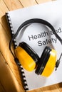 Health and safety register Royalty Free Stock Photo