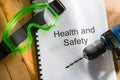 Health and safety register Royalty Free Stock Photo