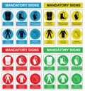 Health and safety sign collection