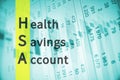 Health savings account