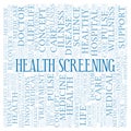 Health Screening word cloud