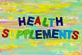 Health supplements medicine cabinet healthy nutrition