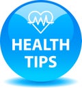 Health tips button Royalty Free Stock Photo