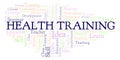 Health Training word cloud