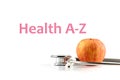 Health A-Z, health conceptual