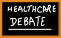 Healthcare debate Royalty Free Stock Photo