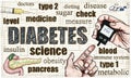 Healthcare Illustration about Diabetes