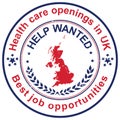 Healthcare jobs openings in UK