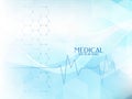 Healthcare and madical soft blue color background