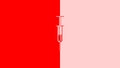 Half simple syringe screen flat style illustration