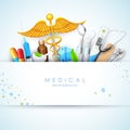 Healthcare and Medical Background Royalty Free Stock Photo