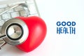 Healthcare medical Good health food Healthy medical equipment on