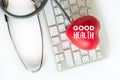 Healthcare medical Good health food Healthy medical equipment on