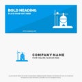 Healthcare, Medical, Rehydration, Transfusion SOlid Icon Website Banner and Business Logo Template