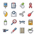 Healthcare and Medication Icons