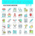 Healthcare & medicine Icons Royalty Free Stock Photo