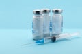 Healthcare and medicine,syringe, medicine bottle