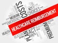 Healthcare Reimbursement word cloud collage