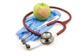 Healthcare sick apple Royalty Free Stock Photo