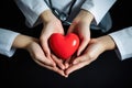 healthcare and wellness clinic, with healing hands and caring hearts treating patients