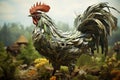 Healthful Organic eco chicken. Generate Ai