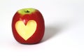 A healthy apple