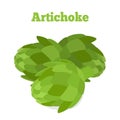 Healthy artichoke, organic farm product. Green vegetable
