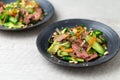 Healthy asian beef salad