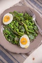Healthy asparagus salad Royalty Free Stock Photo