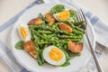 Healthy asparagus salad Royalty Free Stock Photo