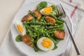 Healthy asparagus salad Royalty Free Stock Photo