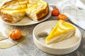 Pumpkin cottage cheese casserole pie \