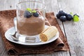 Healthy avocado chocolate pudding